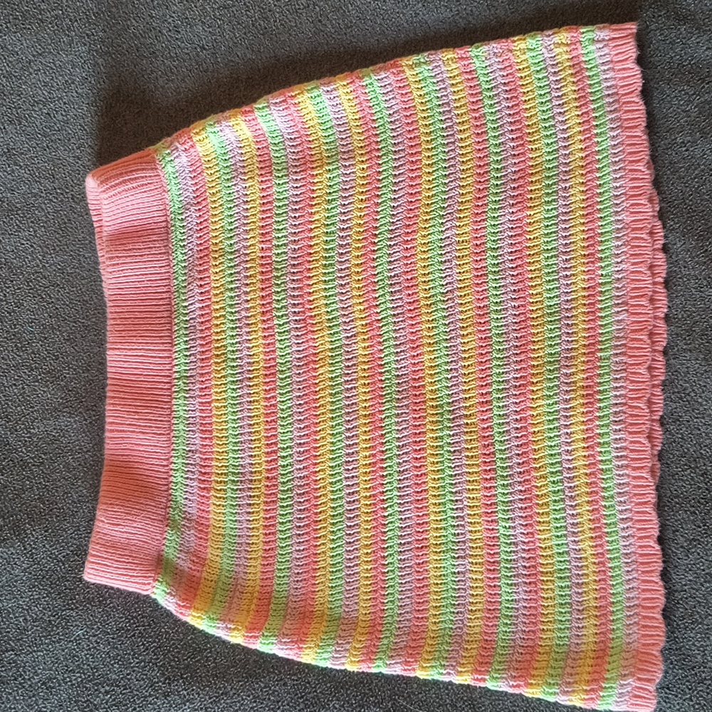 Rainbow wild fable skirt knitted, small
